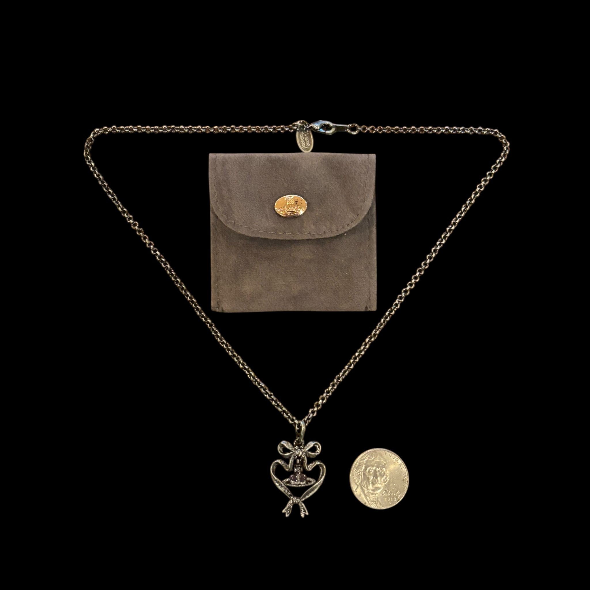 Vivienne Westwood Purple Heart Necklace