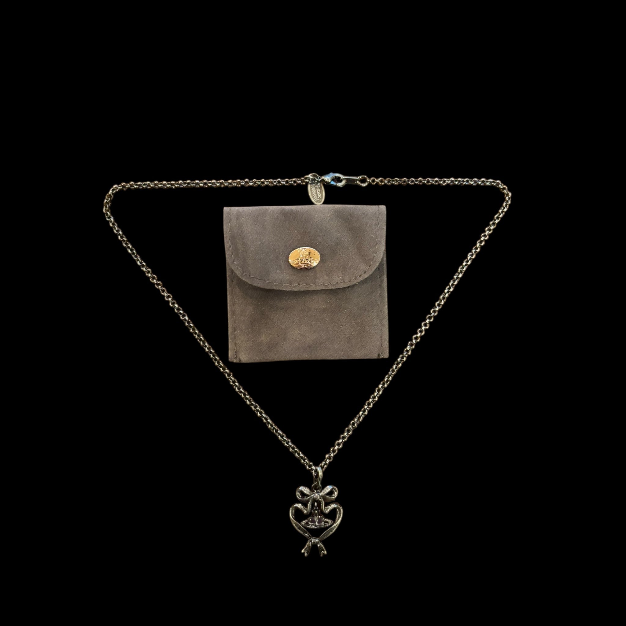 Vivienne Westwood Purple Heart Necklace