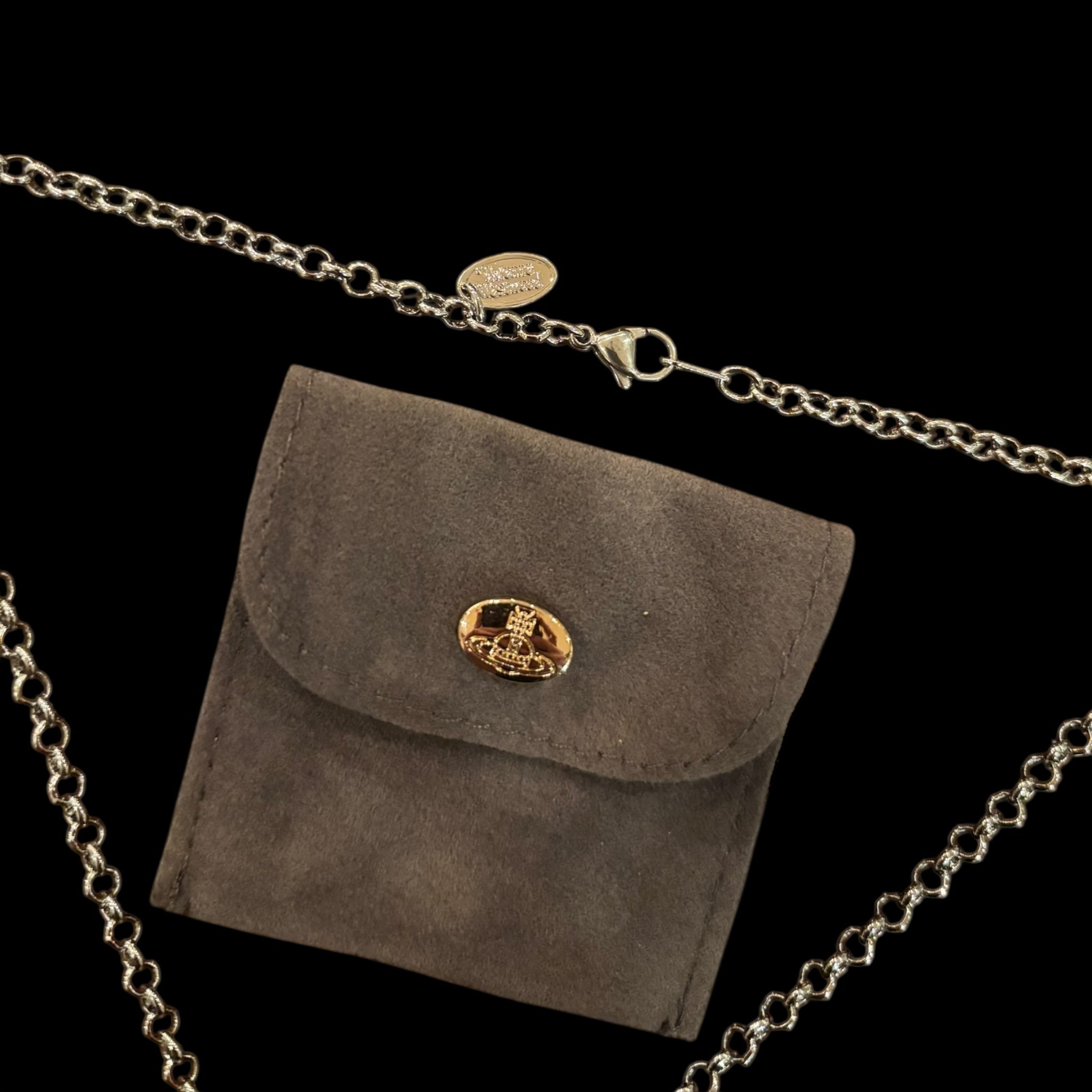 Vivienne Westwood Dark Red Heart Necklace